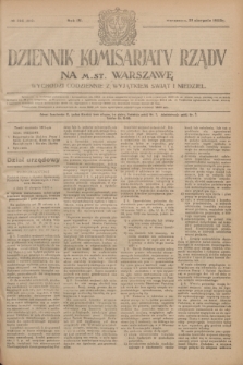 Dziennik Komisarjatu Rządu na M. St. Warszawę.R.4, № 195 (31 sierpnia 1923) = № 819
