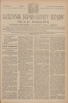 Dziennik Komisarjatu Rządu na M. St. Warszawę.R.4, № 205 (13 września 1923) = № 829