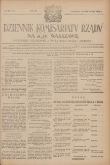 Dziennik Komisarjatu Rządu na M. St. Warszawę.R.4, № 220 (1 października 1923) = № 844