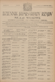 Dziennik Komisarjatu Rządu na M. St. Warszawę.R.4, № 223 (4 października 1923) = № 847