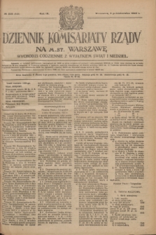 Dziennik Komisarjatu Rządu na M. St. Warszawę.R.4, № 225 (6 października 1923) = № 849