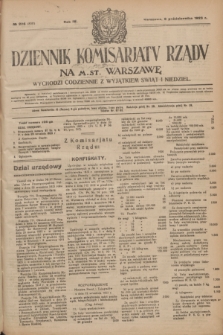 Dziennik Komisarjatu Rządu na M. St. Warszawę.R.4, № 226 (8 października 1923) = № 850