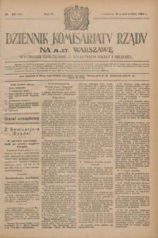Dziennik Komisarjatu Rządu na M. St. Warszawę.R.4, № 231 (13 października 1923) = № 855