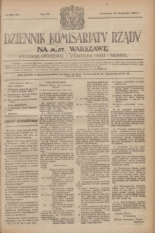 Dziennik Komisarjatu Rządu na M. St. Warszawę.R.4, № 255 (12 listopada 1923) = № 879