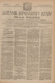 Dziennik Komisarjatu Rządu na M. St. Warszawę.R.4, № 269 (28 listopada 1923) = № 893