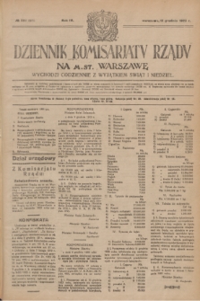 Dziennik Komisarjatu Rządu na M. St. Warszawę.R.4, № 281 (13 grudnia 1923) = № 905