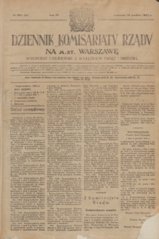 Dziennik Komisarjatu Rządu na M. St. Warszawę.R.4, № 282 (14 grudnia 1923) = № 906