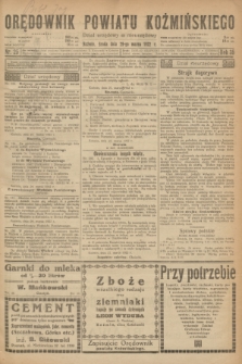 Orędownik Powiatu Koźmińskiego. R.35, nr 25 (29 marca 1922)