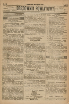 Orędownik Powiatowy. R.35, nr 98 (9 grudnia 1922)