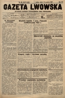 Gazeta Lwowska. 1937, nr 85