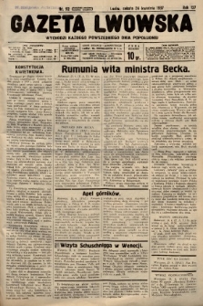 Gazeta Lwowska. 1937, nr 92