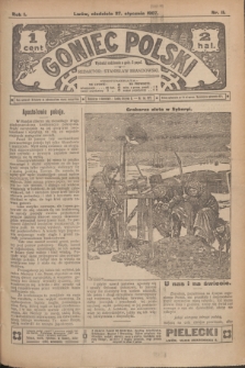 Goniec Polski.R.1, nr 11 (27 stycznia 1907)