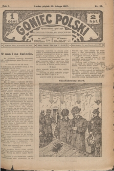 Goniec Polski.R.1, nr 32 (22 lutego 1907)