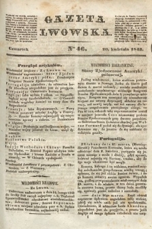 Gazeta Lwowska. 1843, nr 46
