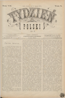 Tydzień Polski. R.7, T.10, nr 3 (18 stycznia 1880)