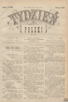 Tydzień Polski. R.8, T.12, nr 8 (20 lutego 1881)