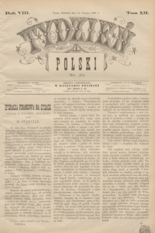 Tydzień Polski. R.8, T.12, nr 24 (12 czerwca 1881)