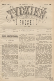 Tydzień Polski. R.8, T.12, nr 30 (24 lipca 1881)