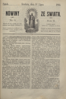 Nowiny ze Świata.R.2, nr 6 (1 lipca 1864)