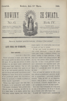 Nowiny ze Świata.R.4, nr 6 (15 marca 1866)