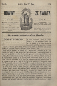 Nowiny ze Świata.R.4, nr 10 (15 maja 1866)