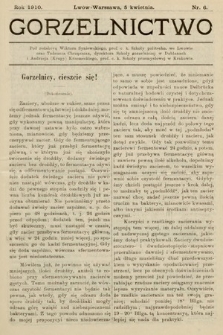 Gorzelnictwo. 1910, nr 6 |PDF|