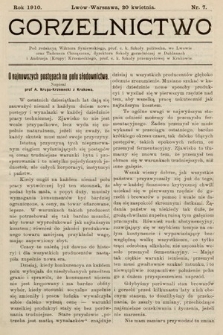 Gorzelnictwo. 1910, nr 7 |PDF|