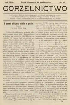 Gorzelnictwo. 1910, nr 16 |PDF|