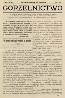 Gorzelnictwo. 1910, nr 18 |PDF|