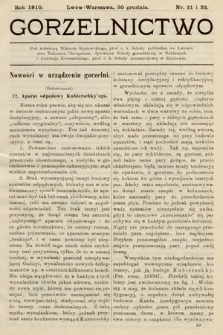 Gorzelnictwo. 1910, nr 21-22 |PDF|