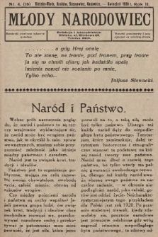 Młody Narodowiec. 1930, nr 4 |PDF|