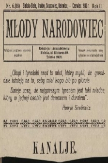 Młody Narodowiec. 1930, nr 6 |PDF|