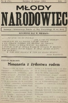 Młody Narodowiec. 1938, nr 2 |PDF|
