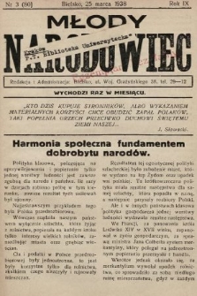 Młody Narodowiec. 1938, nr 3 |PDF|