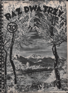 Raz, Dwa, Trzy : ilustrowany tygodnik sportowy. 1931, nr 36