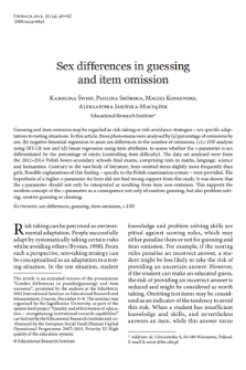 Sex differences in guessing and item omission
