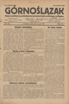 Górnoślązak : pismo codzienne, poświęcone sprawom ludu polskiego na Śląsku.R.27, nr 121 (26 maja 1928) + dod.