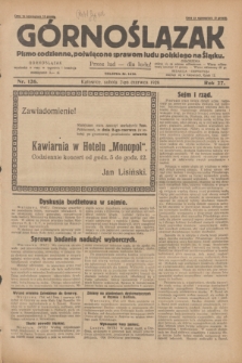 Górnoślązak : pismo codzienne, poświęcone sprawom ludu polskiego na Śląsku.R.27, nr 126 (2 czerwca 1928) + dod.