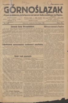 Górnoślązak : pismo codzienne, poświęcone sprawom ludu polskiego na Śląsku.R.27, nr 149 (1 lipca 1928) + dod.