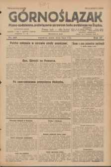 Górnoślązak : pismo codzienne, poświęcone sprawom ludu polskiego na Śląsku.R.27, nr 165 (20 lipca 1928) + dod.