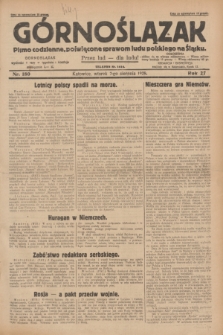 Górnoślązak : pismo codzienne, poświęcone sprawom ludu polskiego na Śląsku.R.27, nr 180 (7 sierpnia 1928) + dod.