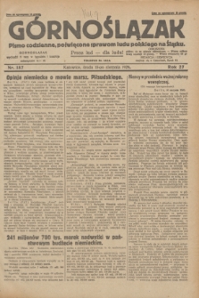 Górnoślązak : pismo codzienne, poświęcone sprawom ludu polskiego na Śląsku.R.27, nr 187 (15 sierpnia 1928) + dod.