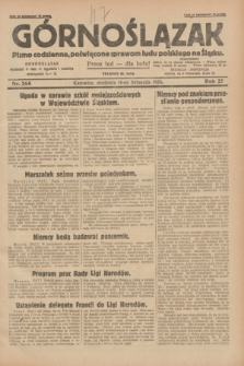 Górnoślązak : pismo codzienne, poświęcone sprawom ludu polskiego na Śląsku.R.27, nr 268 (18 listopada 1928) + [dod.]