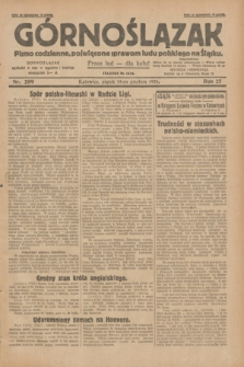 Górnoślązak : pismo codzienne, poświęcone sprawom ludu polskiego na Śląsku.R.27, nr 289 (14 grudnia 1928) + dod.