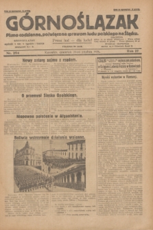Górnoślązak : pismo codzienne, poświęcone sprawom ludu polskiego na Śląsku.R.27, nr 294 (20 grudnia 1928) + dod.