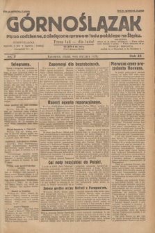 Górnoślązak : pismo codzienne, poświęcone sprawom ludu polskiego na Śląsku.R.28, nr 3 (4 stycznia 1929) + dod.