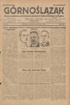 Górnoślązak : pismo codzienne, poświęcone sprawom ludu polskiego na Śląsku.R.28, nr 6 (8 stycznia 1929) + dod.