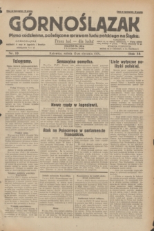 Górnoślązak : pismo codzienne, poświęcone sprawom ludu polskiego na Śląsku.R.28, nr 10 (12 stycznia 1929) + dod.