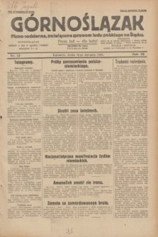 Górnoślązak : pismo codzienne, poświęcone sprawom ludu polskiego na Śląsku.R.28, nr 13 (16 stycznia 1929) + dod.