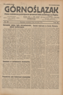 Górnoślązak : pismo codzienne, poświęcone sprawom ludu polskiego na Śląsku.R.28, nr 23 (27 stycznia 1929) + dod.